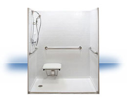 Walk in shower in Sprakers by Independent Home Products, LLC
